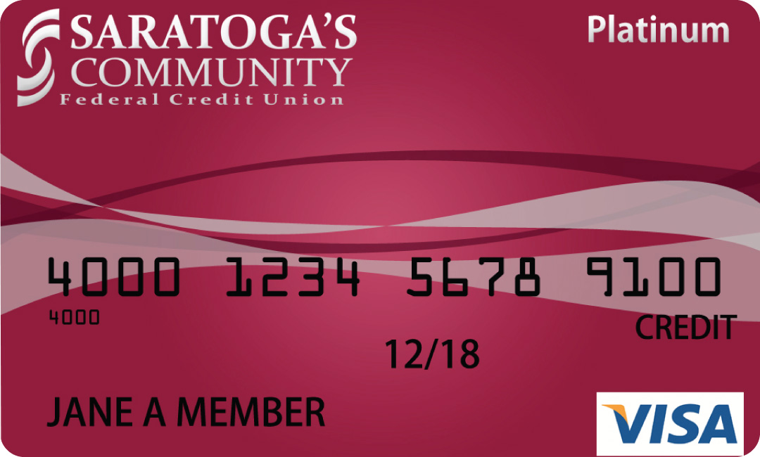 Saratoga's Credit Union Visa® Credit Card 